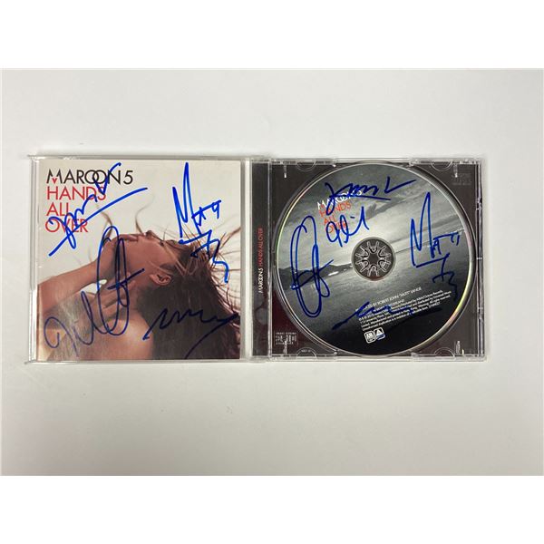 Autograph Signed Maroon 5 CD