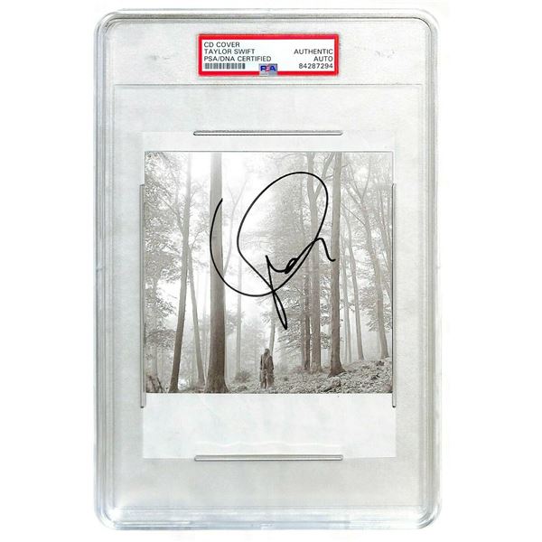 Autograph Signed Taylor Swift CD