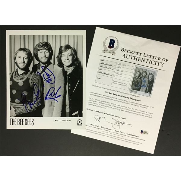Autograph Signed Bee Gee Photo