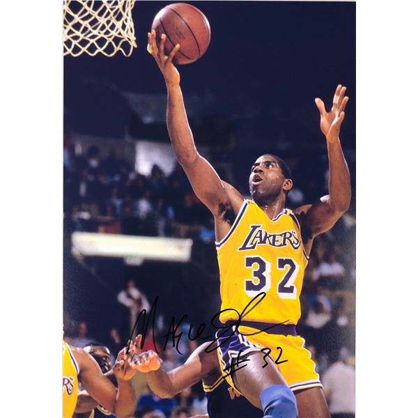 Magic Johnson Signed Photo