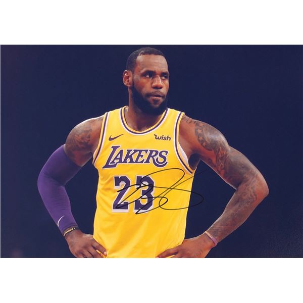 LeBorn James Signed Photo
