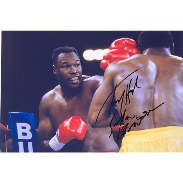 Larry Holmes Signed Photo