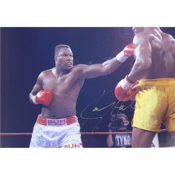 Larry Holmes Signed Photo