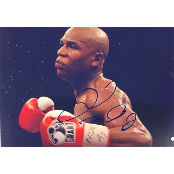 Floyd Mayweather Jr Signed Photo