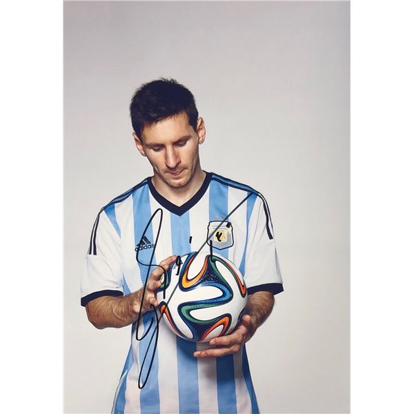 Lionel Messi Signed Photo