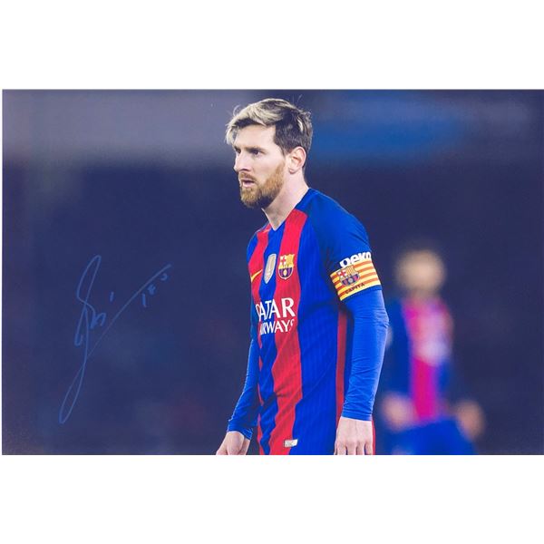 Lionel Messi Signed Photo