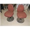 Image 1 : Red Swivel Chairs
