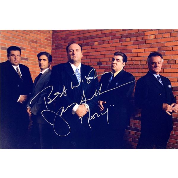 James Gandolfini Autograph Signed Sopranos Photo