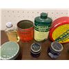Image 5 : LOT OF VARIOUS VINTAGE BOTTLES TINS ETC