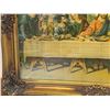 Image 2 : LAST SUPPER FRAMED PICTURE 23" x 19.5"