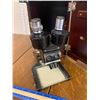 Image 5 : ANTIQUE BAUSCH AND LOMB BINOCULAR MICROSCOPE WITH WOOD BOX AND KEY