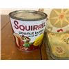 Image 3 : LOT OF TINS SQUIRRELS PEANUT BUTTER HUMMINGBIRD ROOSTER BOOTS
