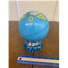 Image 1 : VINTAGE OHIO ART TIN GLOBE PIGGY BANK