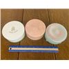 Image 1 : LOT OF 3 VINTAGE POWDER BOXES