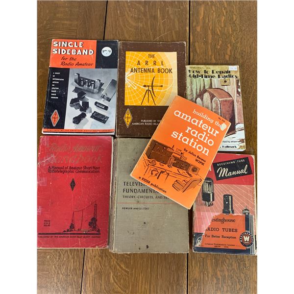 LOT OF RADIO REPAIR BOOKS ETC