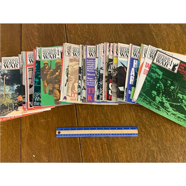 HISTORY OF THE SECOND WORLD WAR SERIES MAGAZINES