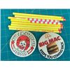 Image 1 : RONALD MCDONALD PINBACK BUTTONS AND PENCILS