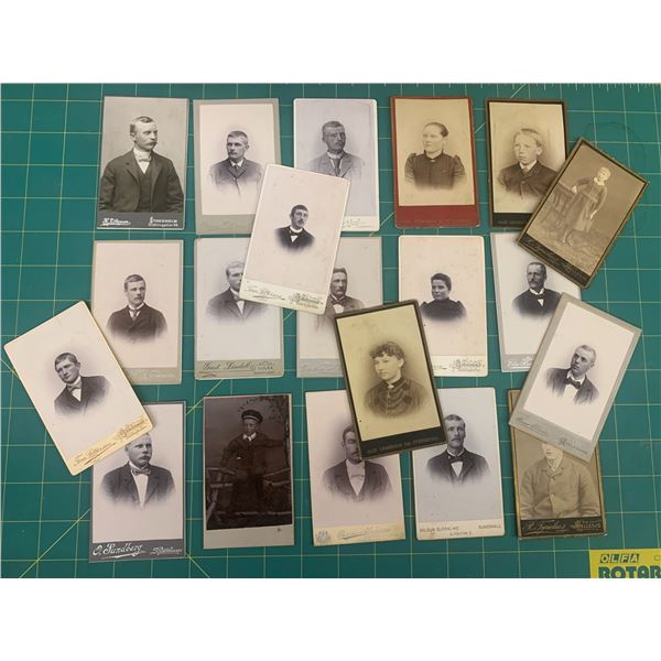 LOT OF CABINET CARD PHOTOS