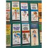 Image 4 : LOT OF VINTAGE PIN UP GIRL ADVERTISING MATCH BOOK COVERS