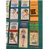 Image 5 : LOT OF VINTAGE PIN UP GIRL ADVERTISING MATCH BOOK COVERS