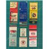 Image 1 : LOT OF VINTAGE GAS AND OIL ADVERTISING MATCH BOOK COVERS NORTH STAR WILLIAM PENN TEXACO ESSO BA
