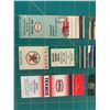 Image 3 : LOT OF VINTAGE GAS AND OIL ADVERTISING MATCH BOOK COVERS NORTH STAR WILLIAM PENN TEXACO ESSO BA