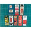 Image 1 : LOT OF VINTAGE GAS AND OIL ADVERTISING MATCH BOOK COVERS  ROYALITE TEXACO ESSO BA
