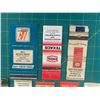 Image 4 : LOT OF VINTAGE GAS AND OIL ADVERTISING MATCH BOOK COVERS  ROYALITE TEXACO ESSO BA