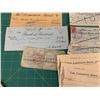 Image 6 : LOT OF OLD CHEQUES ONE PAID TO HART PARR