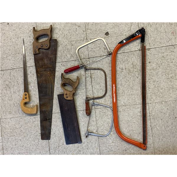 LOT OF VARIOUS SAWS
