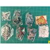 Image 1 : LOT OF RHINESTONE BROACHES FISH DRAGON SEAHORSE