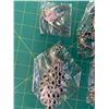 Image 5 : LOT OF RHINESTONE BROACHES FISH DRAGON SEAHORSE