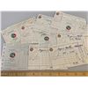 Image 1 : 1950s BRITISH AMERICAN SERVICE STATION INVOICES