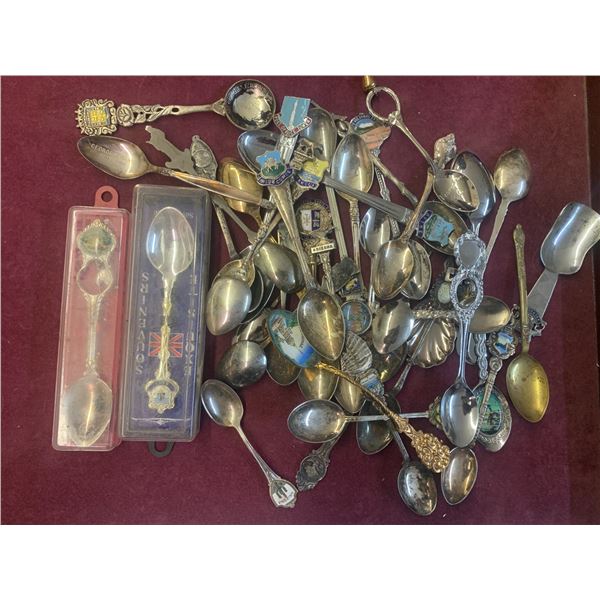 LOT OF VARIOUS COLLECTOR SPOONS