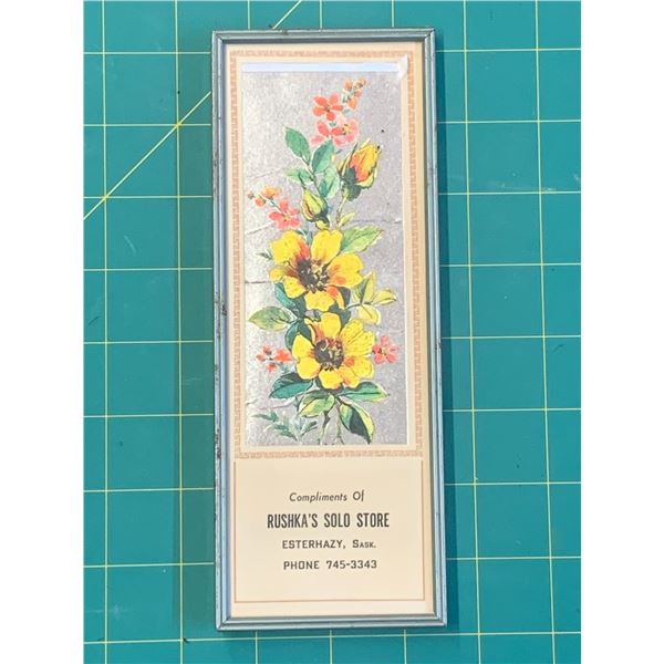 VINTAGE ESTERHAZY SASK WALL ADVERTISING