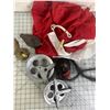 Image 2 : MISC LOT CLOTHES LINE REELS FLAG MASK ETC