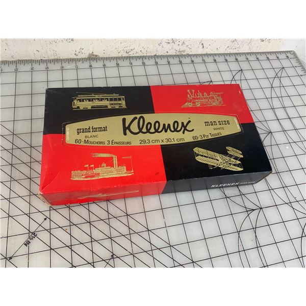 VINTAGE OVERSIZED KLEENEX BOX "MAN SIZED"