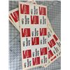 Image 1 : LOT OF 4 VINTAGE COCA-COLA CARDBOARD ADVERTISING PIECES 24" x 11"