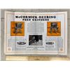 Image 1 : 1915 IHC INTERNATIONAL HARVESTER FOLD OUT MCCORMICK DEERING GRINDERS ADVERTISING BROCHURE