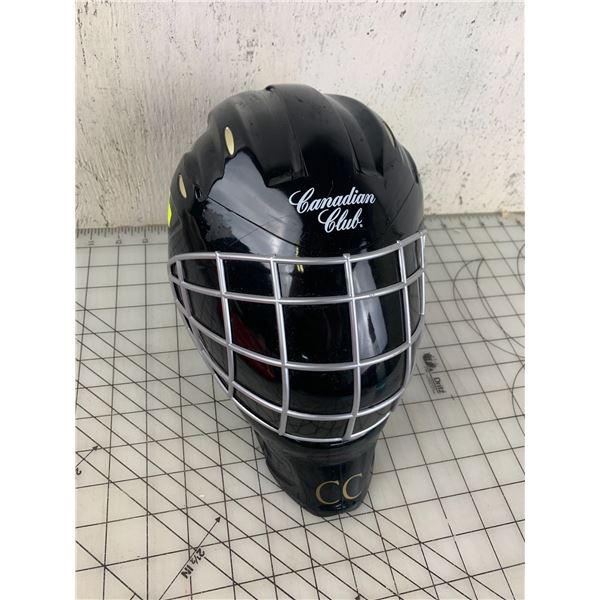 CANADIAN CLUB WHISKEY GOALIE MASK ICE BUCKET