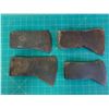 Image 1 : LOT OF 4 OLD AXE HEADS