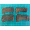 Image 1 : LOT OF 4 OLD AXE HEADS