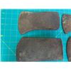 Image 2 : LOT OF 4 OLD AXE HEADS