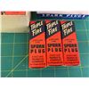 Image 2 : FULL BOX OF VINTAGE TRIPLE FIRE AIRPLANE TYPE NOS SPARK PLUGS