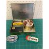 Image 1 : MISC LOT TINS PLAYERS TABLE LIGHTER ETC