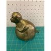 Image 1 : UNUSUAL BRASS MONKEY TRINKET BOX