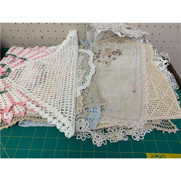 LOT OF CROCHET PIECES