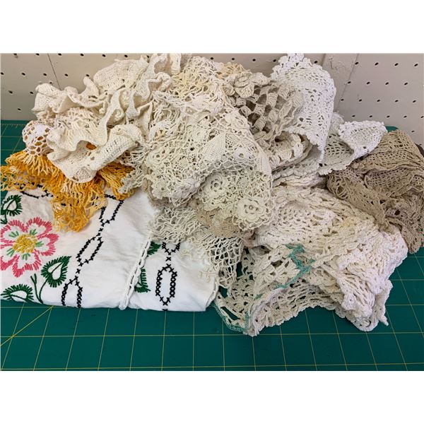 LOT OF CROCHET PIECES