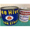 Image 2 : LOT OF HONEY AND SYRUP CANS