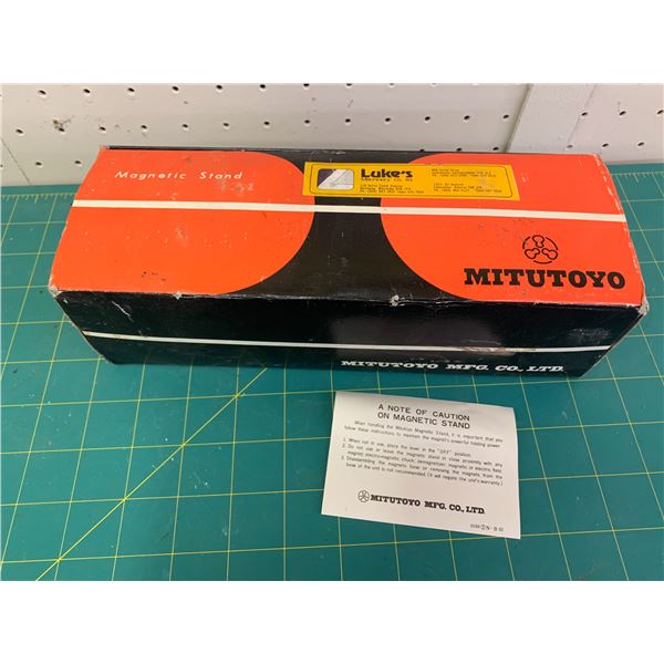 VINTAGE MITUTOYO MAGNETIC STAMP WITH BOX